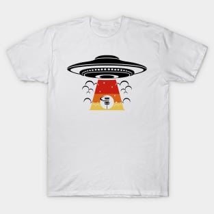 Disc Golf Aliens UFO Godsent Funny Frisbee Golf T-Shirt